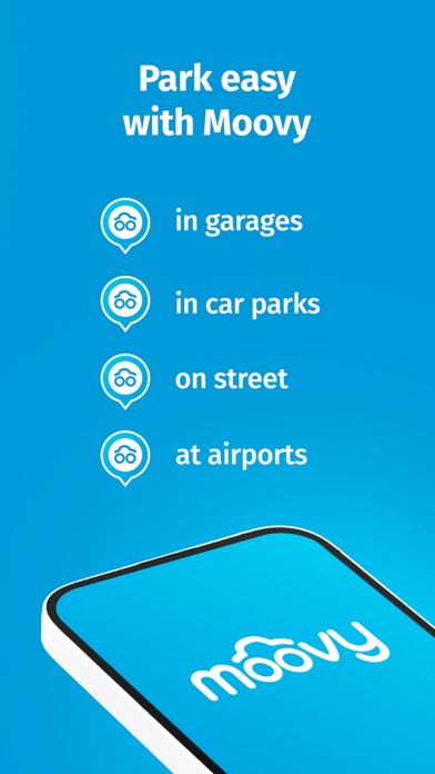 Moovy, Finnish parking app Screenshot