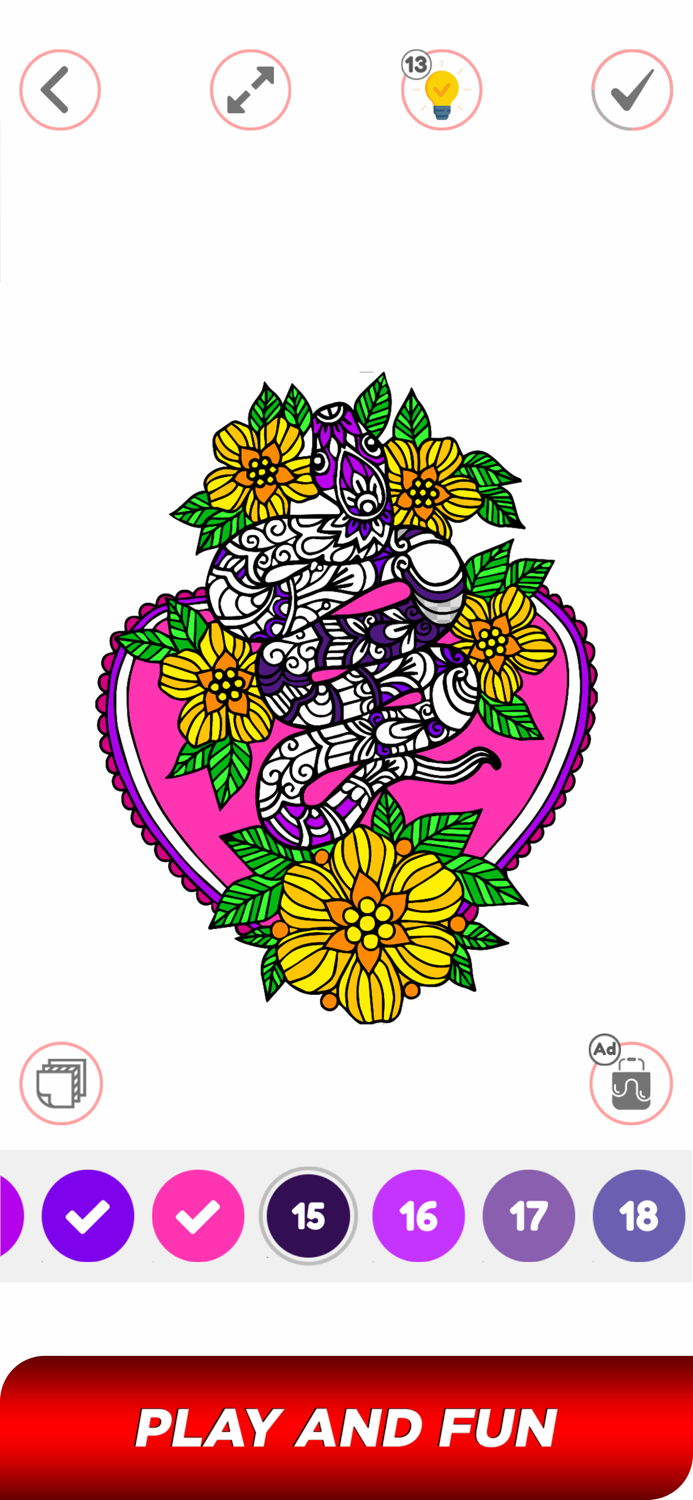 Tattoo Paint By Number Book