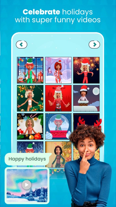 Merry Christmas eCards Maker Screenshot