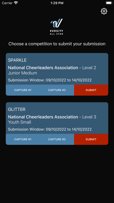 Varsity VCS Compete Screenshot