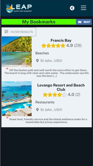 Leap Vacation Rental Mgmt Screenshot