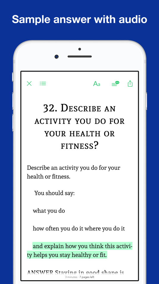 #2. Master TOEFL, IELTS speaking (iOS) Bởi: Lan Huong