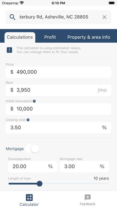 Property ROI Screenshot 1 - AppWisp.com Property ROI Screenshot 1 - AppWisp.com