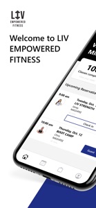 LIV Fitness New screenshot #1 for iPhone