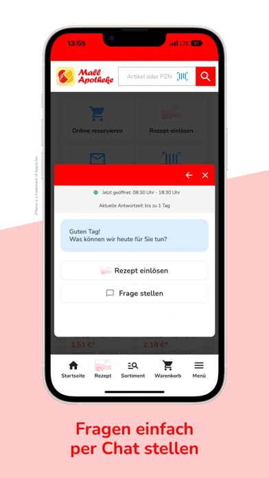 Mall Apotheke Krefeld Screenshot