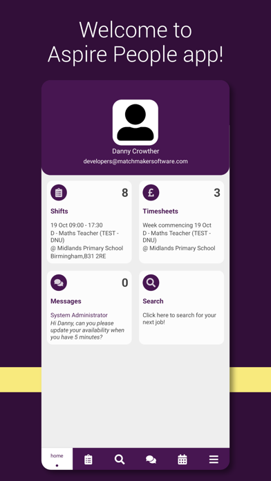 Aspire People Screenshot