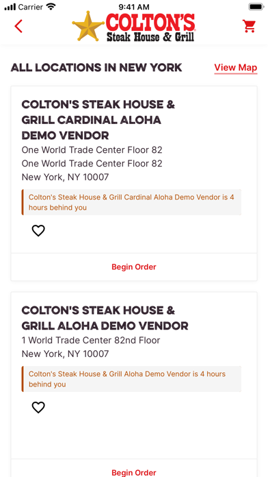 Colton's Steak House and Grill Screenshot