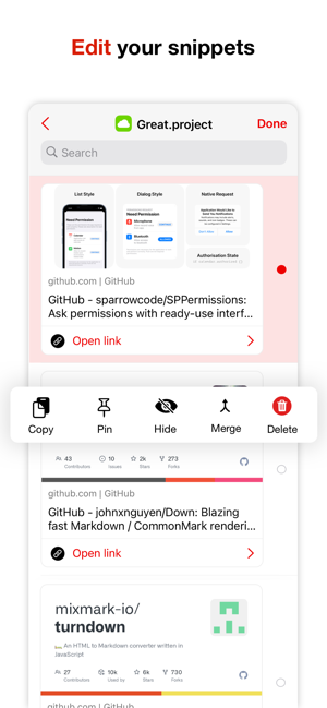 ‎FastClip - Snippets Editor Screenshot