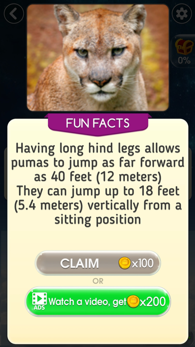Word Fun Fact (WFF) Word Game Screenshot