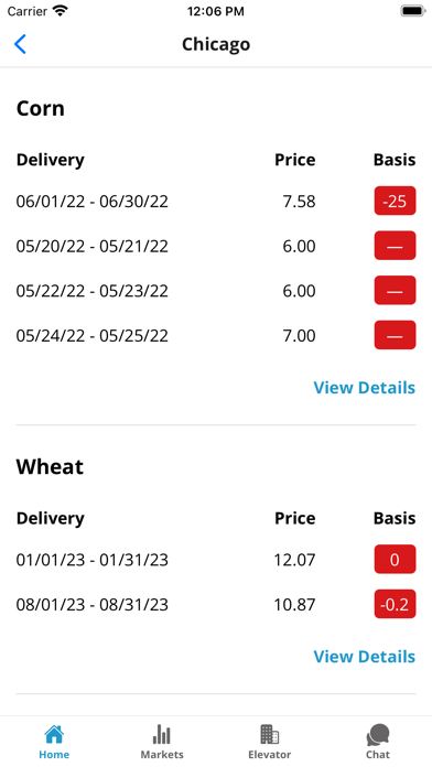 Nutrition Service Screenshot