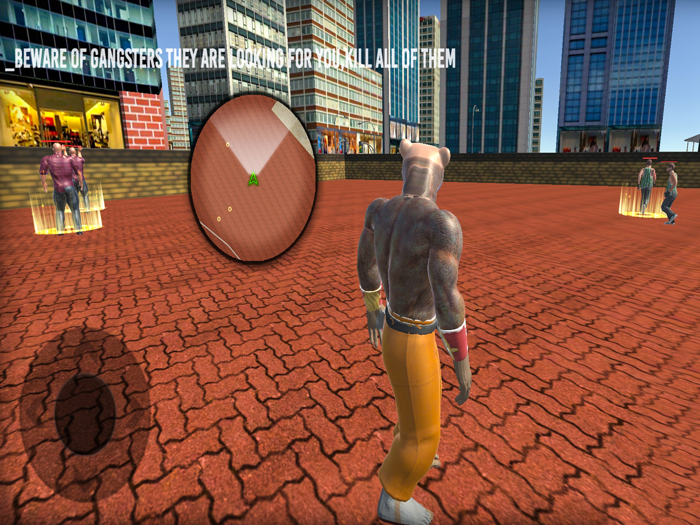 Bear Hero Gangster Rope Battle