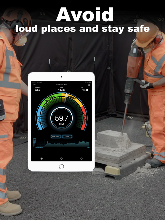 Sound Meter (Decibel) iPad screenshot 5 - Utilities app