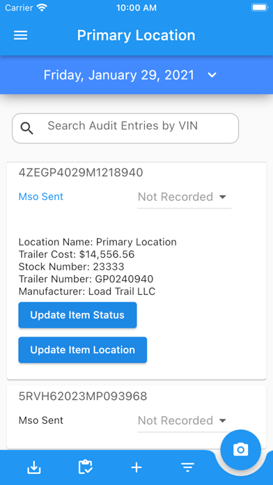 TDE Audit App Screenshot