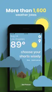 funny weather - rude forecasts iphone screenshot 1