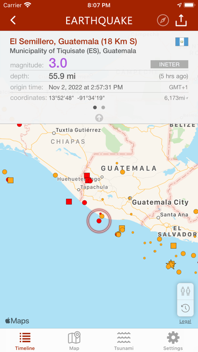 Earthquake - alerts a... screenshot1