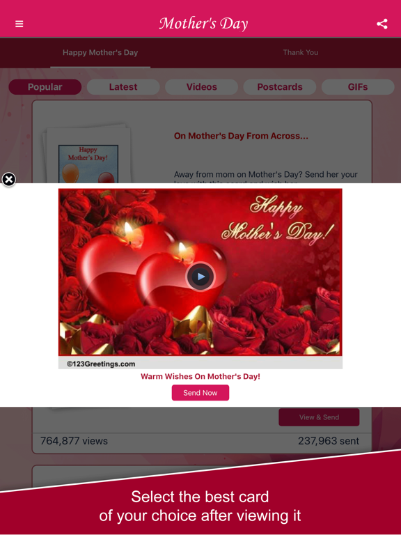 Screenshot #5 pour Mother's Day eCard & Greetings