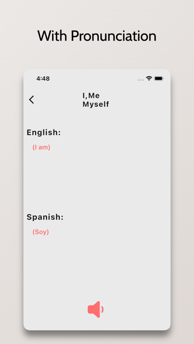 Learn Spanish Phrases! Screenshot