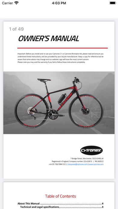 Cytronex App Screenshot