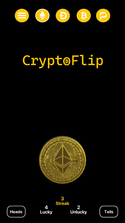 #1. CryptoFlip - Coin Flip (iOS) 由: Andrey Ushakov