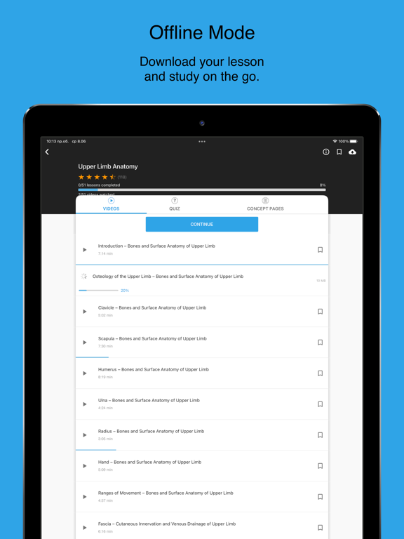 TNMU Lecturio iPad screenshot