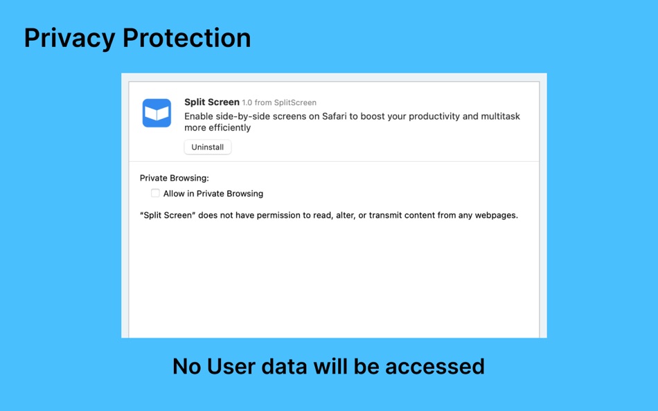 #4. Split Screen for Safari (macOS) Podle: 缤 黄