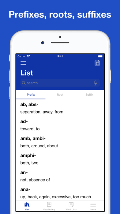 Vocabulary for IELTS, TOEFL Screenshot