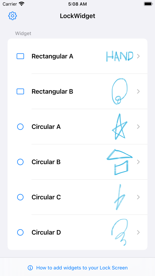 #2. Lock Widget - Drawing Launcher (iOS) 由: FugaPiyo Inc.