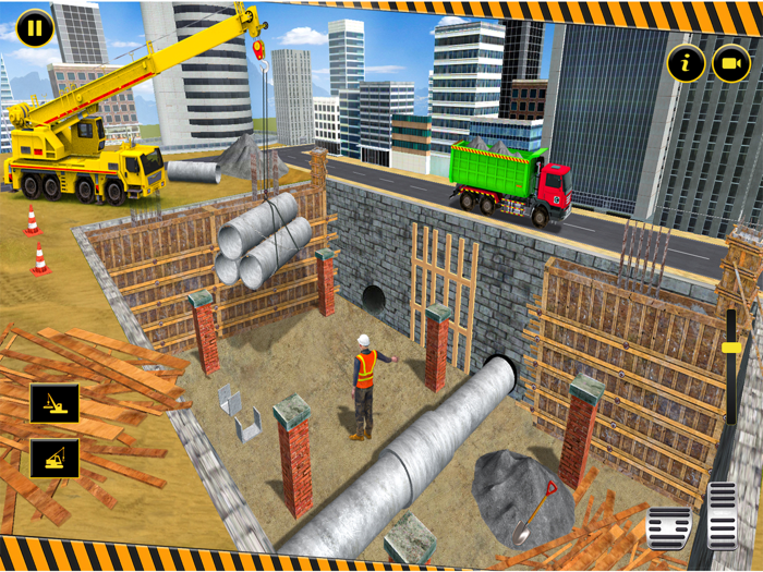 Heavy Excavator Truck Games 3D