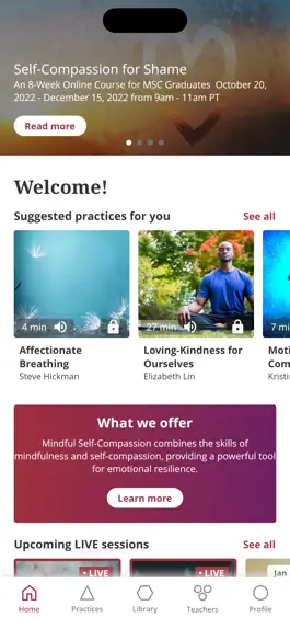 Game screenshot Mindful Self-Compassion apk