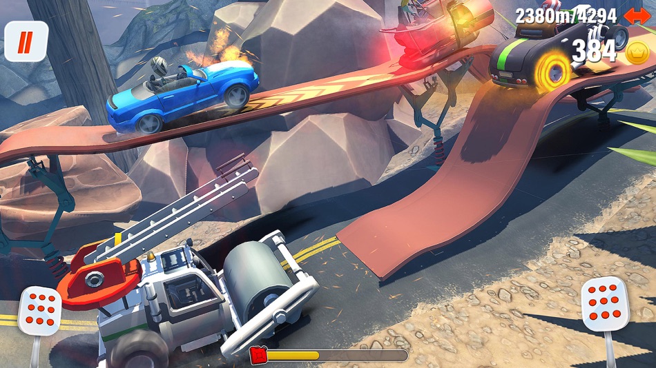 #2. Hill Crawler Wheels:Racetrack (iOS) 由: Rooster Games