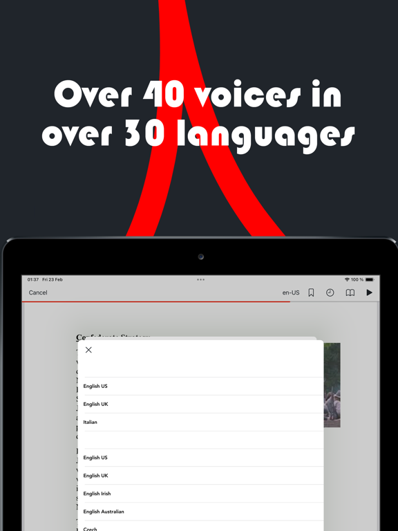 Screenshot #6 pour PDF Synthétiseur vocal Pro
