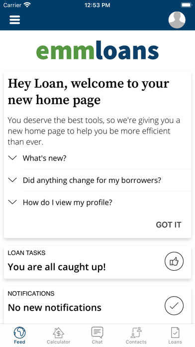 Emm Loans Mortgage Application Screenshot
