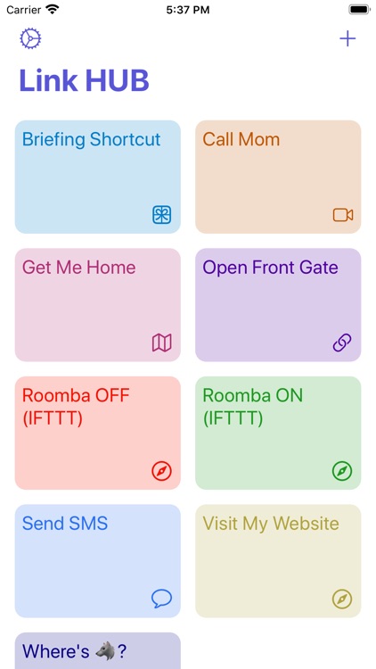 Link HUB Lock Screen Widgets