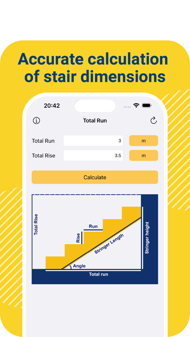 Screenshot #1 pour Stair Calculator: Construction