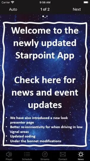 Captura de pantalla de StarpointApp en iPhone 5