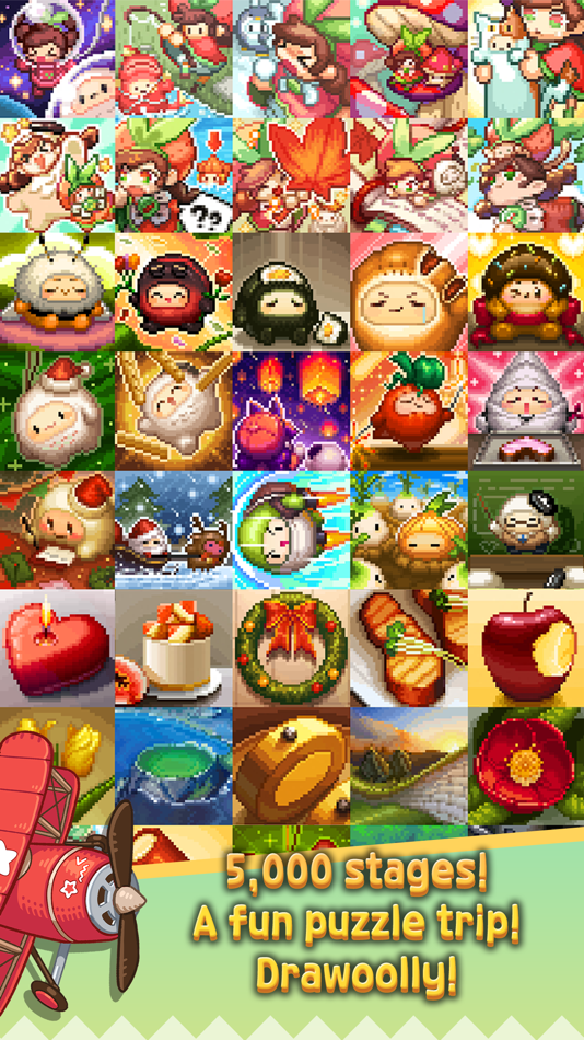#8. Drawoolly-Picture puzzle game (iOS) Podle: YHDatabase Co., Ltd.