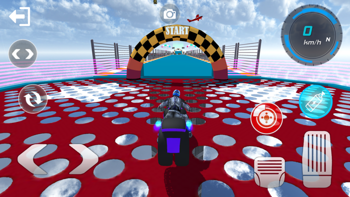 SuperHero Bike Stunt Racing Go