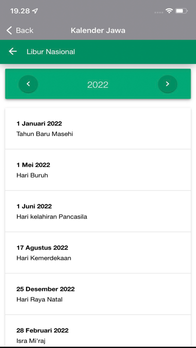 Kalender Jawa Screenshot