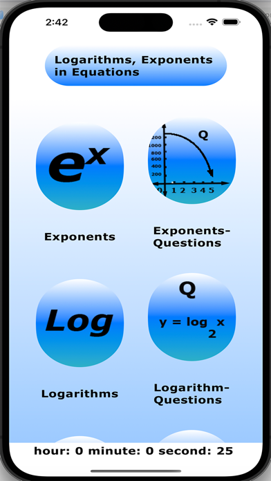 Screenshot #2 pour Logarithm-Exponent-Polynomial