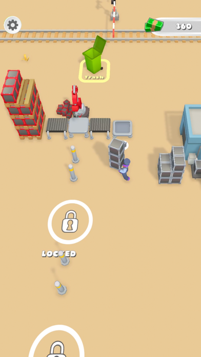 Cargo Train Station 3D Screenshot