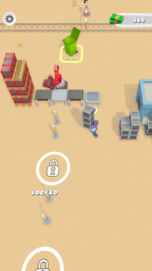#6. Cargo Train Station 3D (iOS) 由: Brew Games