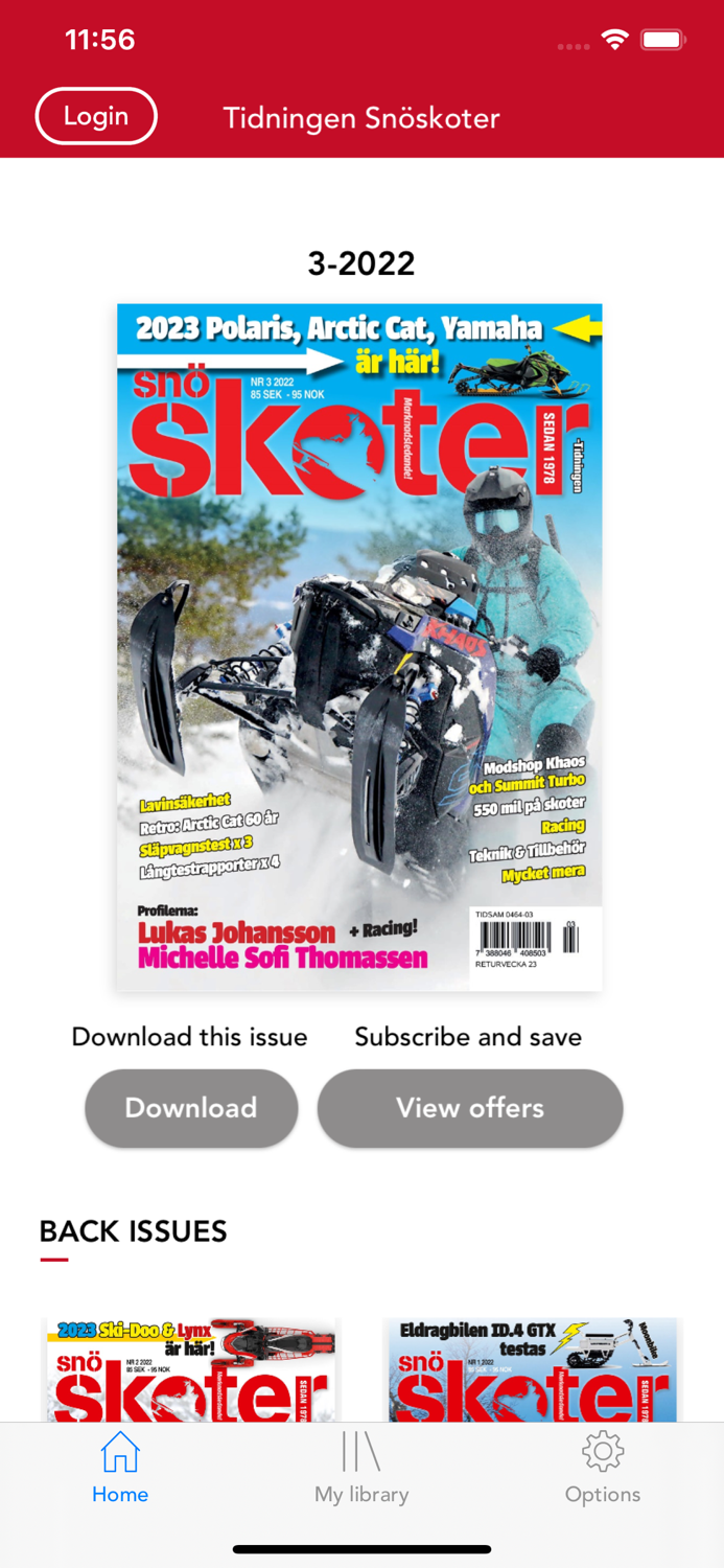 Tidningen Snöskoter