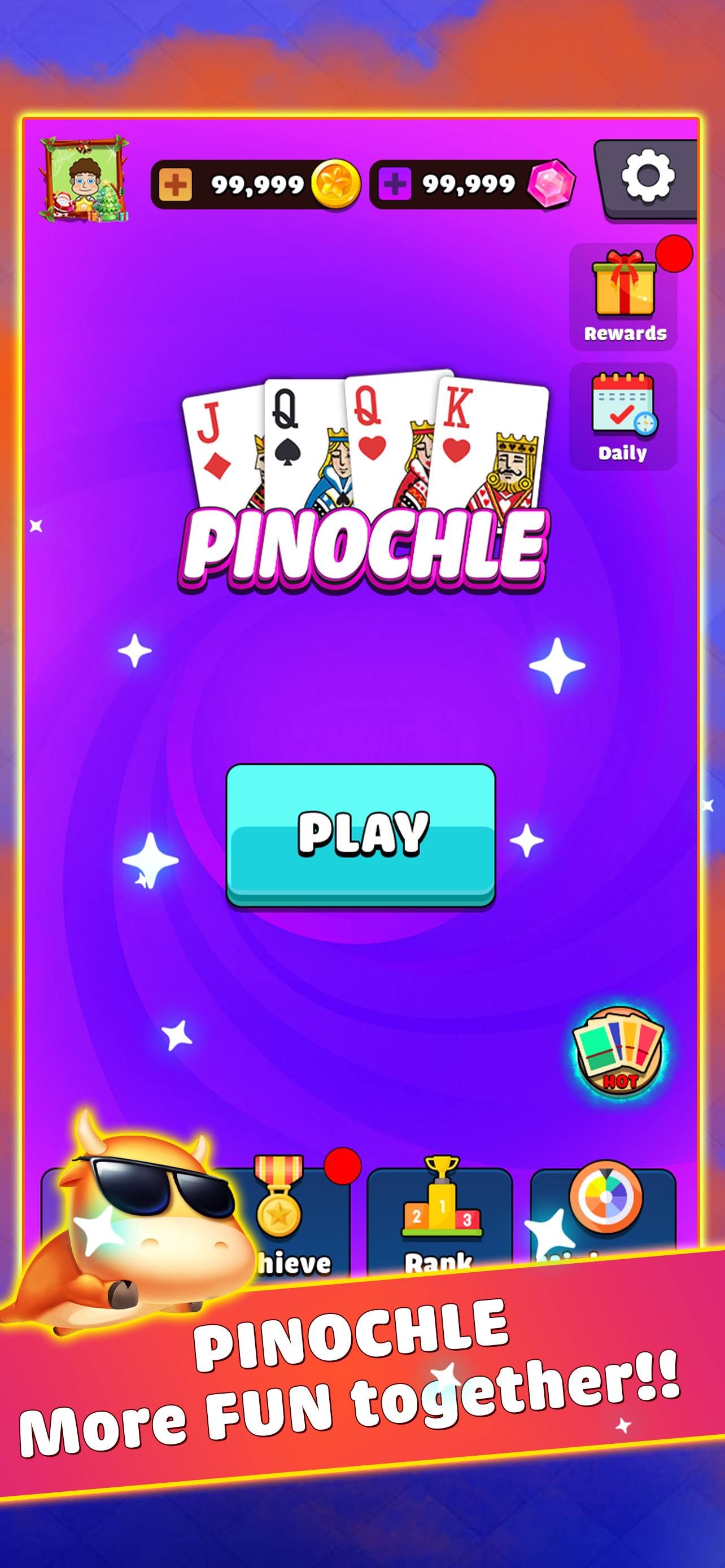 Pinochle - Hoyle Card Game
