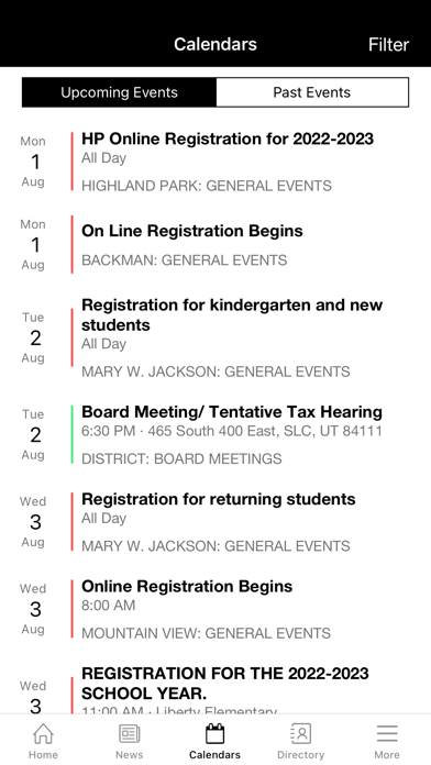 Salt Lake City School District Screenshot