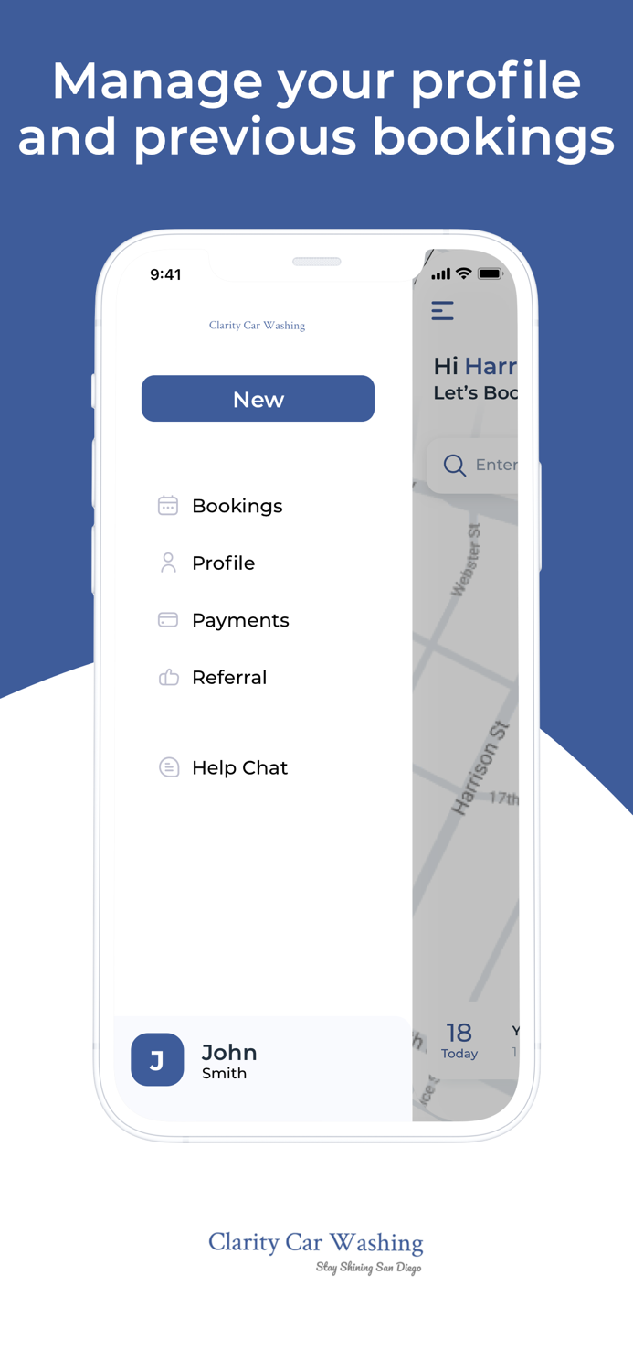Clarity Car Washing App