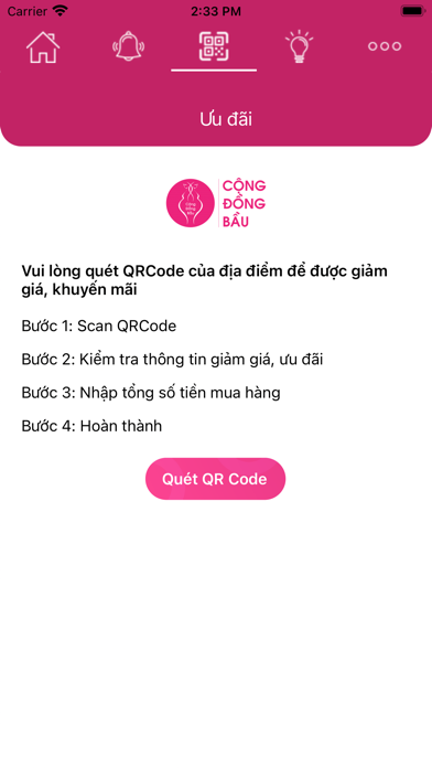 Cộng Đồng Bầu App Screenshot