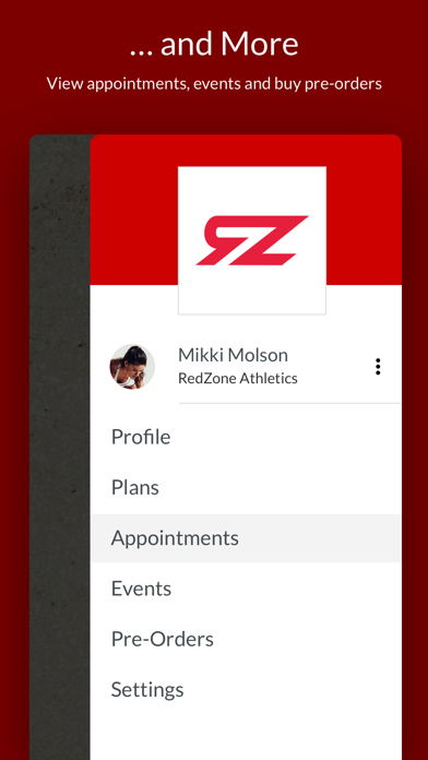 RedZone Athletics CT Screenshot