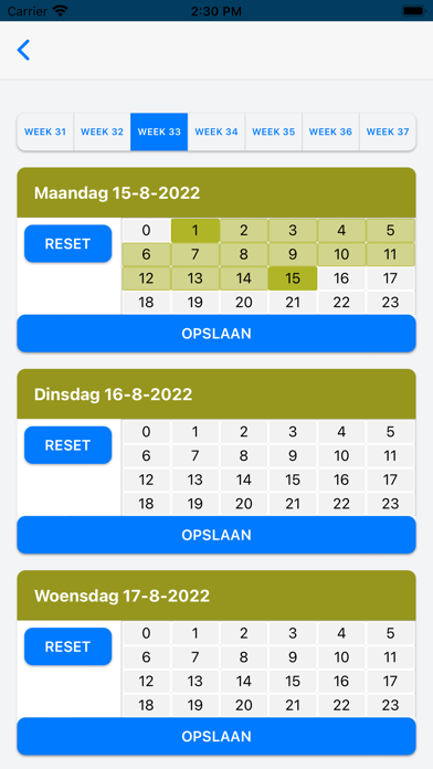 Flexmaster app Screenshot