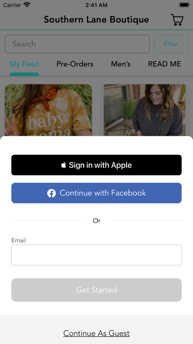 Screenshot #1 pour Southern Lane Boutique