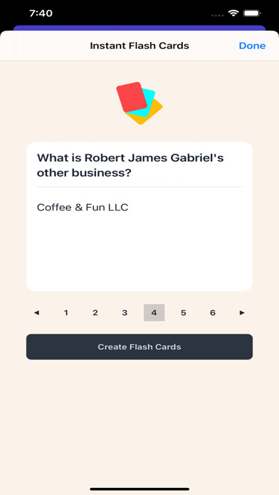 Instant Flash Cards Screenshot